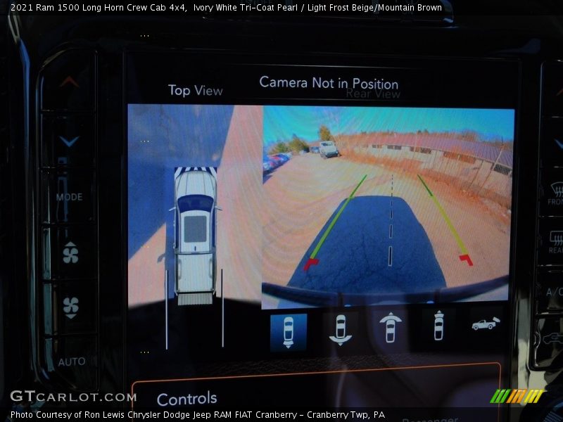 Ivory White Tri-Coat Pearl / Light Frost Beige/Mountain Brown 2021 Ram 1500 Long Horn Crew Cab 4x4