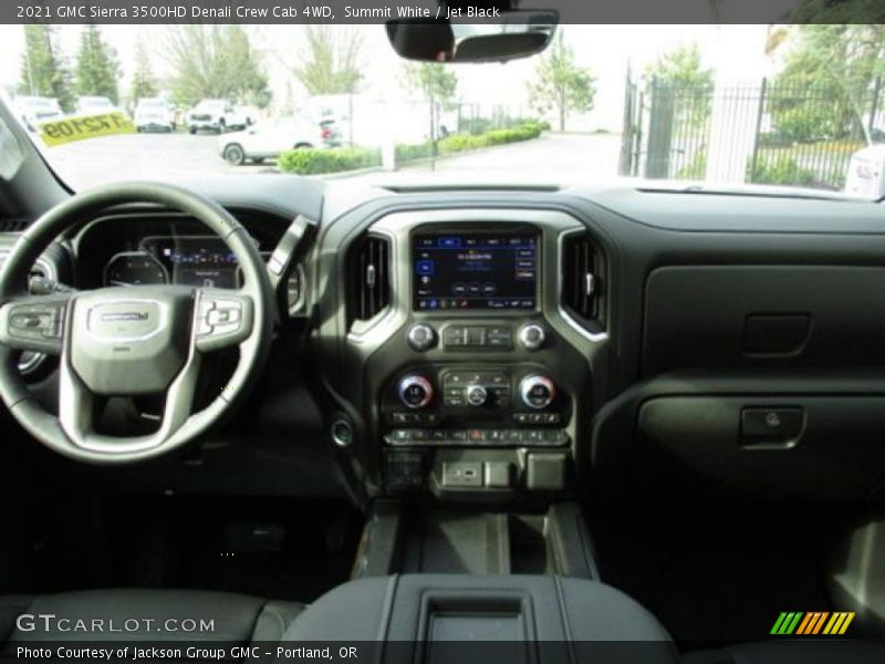 Summit White / Jet Black 2021 GMC Sierra 3500HD Denali Crew Cab 4WD