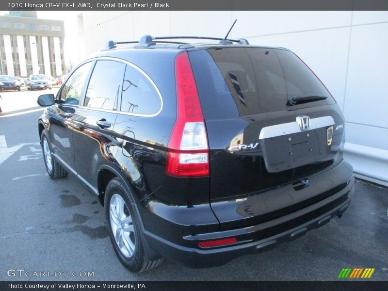 Crystal Black Pearl / Black 2010 Honda CR-V EX-L AWD