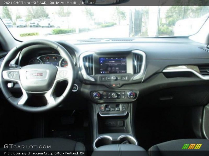 Quicksilver Metallic / Jet Black 2021 GMC Terrain SLE AWD