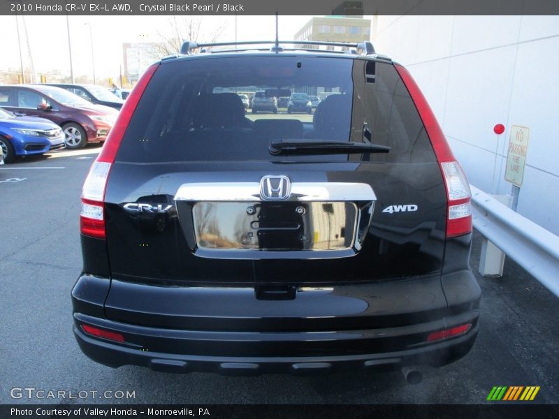 Crystal Black Pearl / Black 2010 Honda CR-V EX-L AWD