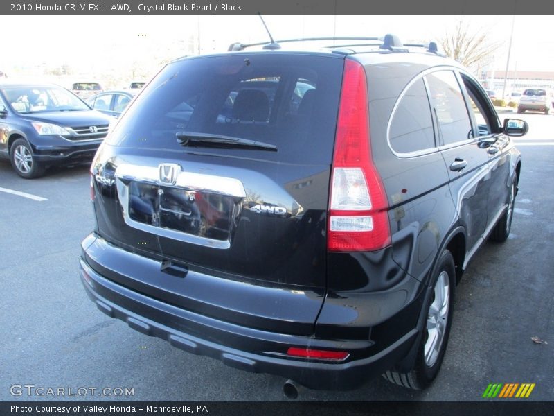 Crystal Black Pearl / Black 2010 Honda CR-V EX-L AWD