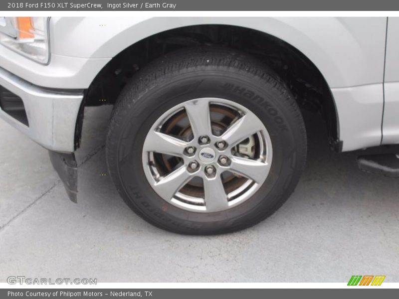 Ingot Silver / Earth Gray 2018 Ford F150 XLT SuperCrew
