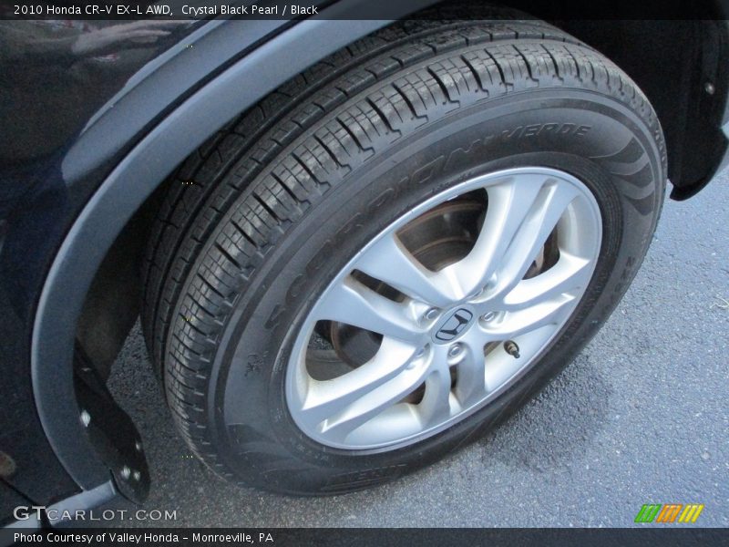 Crystal Black Pearl / Black 2010 Honda CR-V EX-L AWD