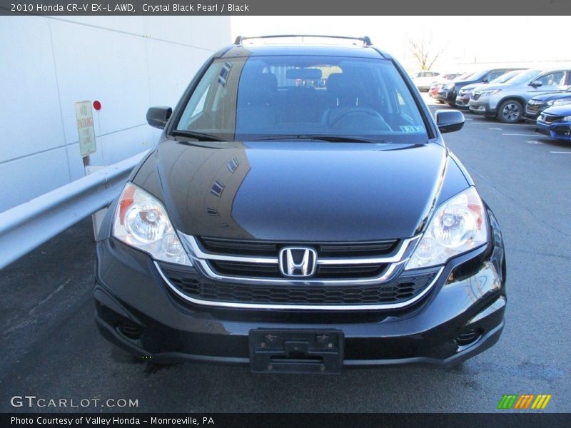 Crystal Black Pearl / Black 2010 Honda CR-V EX-L AWD