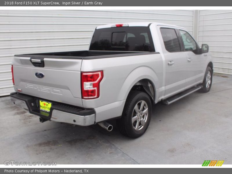 Ingot Silver / Earth Gray 2018 Ford F150 XLT SuperCrew