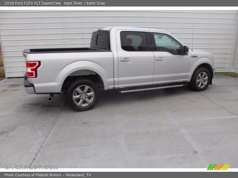 Ingot Silver / Earth Gray 2018 Ford F150 XLT SuperCrew