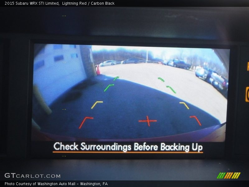 Lightning Red / Carbon Black 2015 Subaru WRX STI Limited