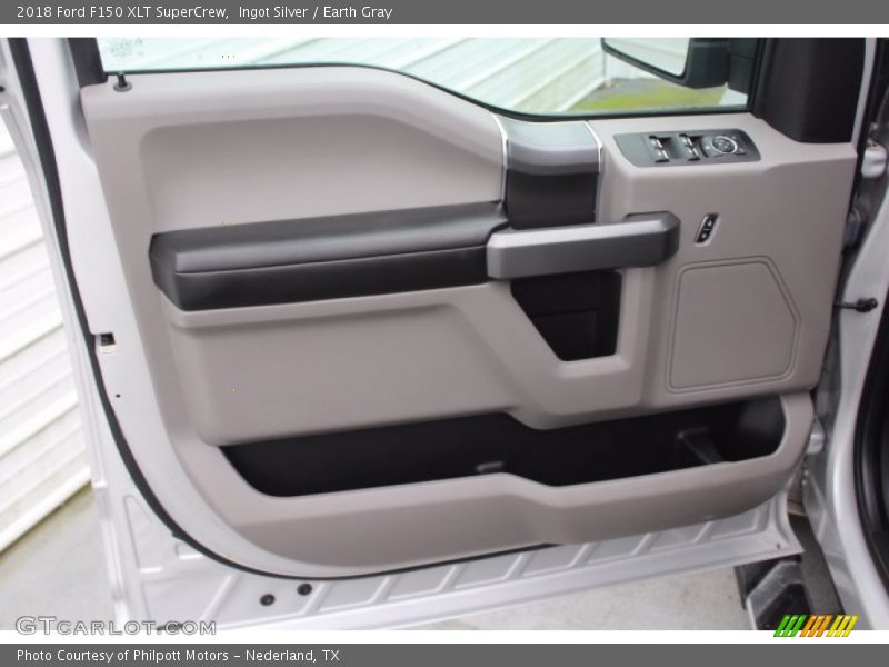 Ingot Silver / Earth Gray 2018 Ford F150 XLT SuperCrew