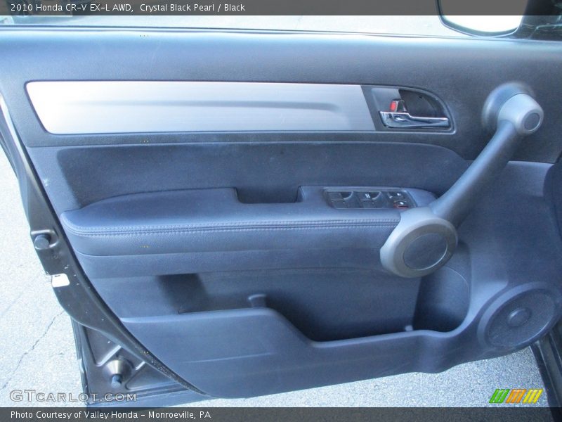 Crystal Black Pearl / Black 2010 Honda CR-V EX-L AWD