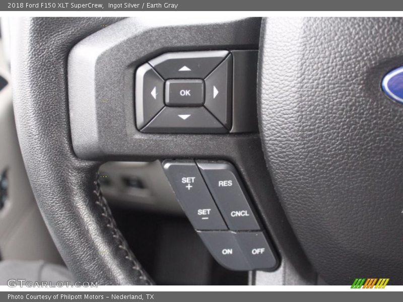Ingot Silver / Earth Gray 2018 Ford F150 XLT SuperCrew