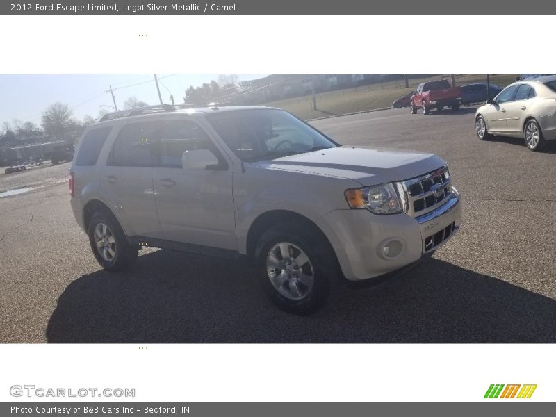 Ingot Silver Metallic / Camel 2012 Ford Escape Limited