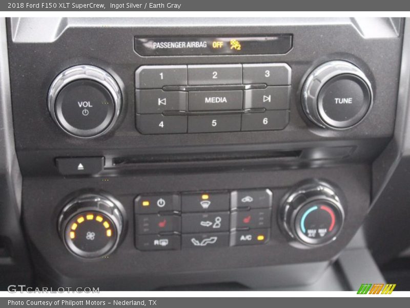Ingot Silver / Earth Gray 2018 Ford F150 XLT SuperCrew