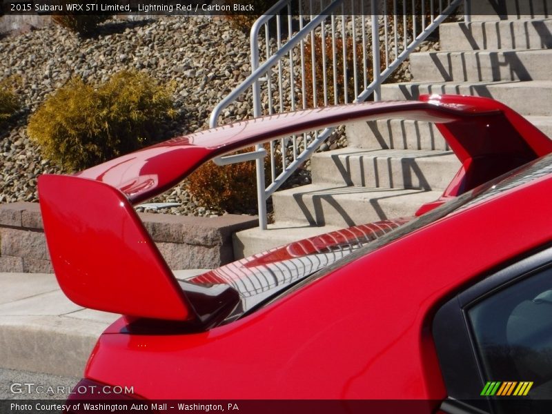 Lightning Red / Carbon Black 2015 Subaru WRX STI Limited
