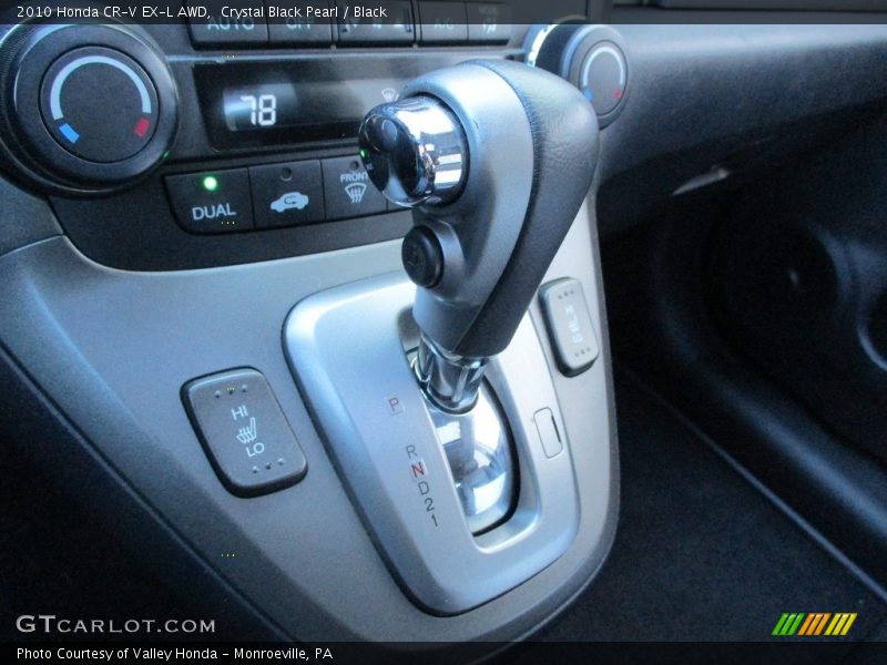 Crystal Black Pearl / Black 2010 Honda CR-V EX-L AWD