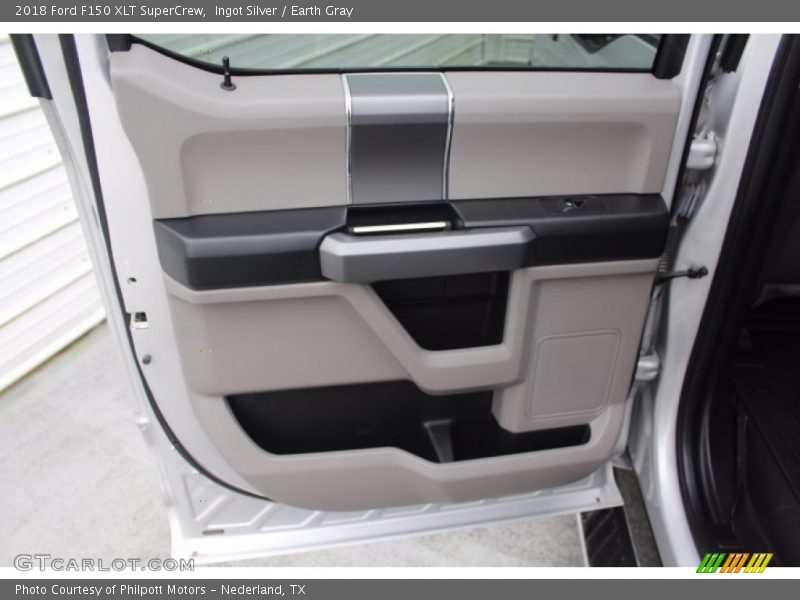Ingot Silver / Earth Gray 2018 Ford F150 XLT SuperCrew