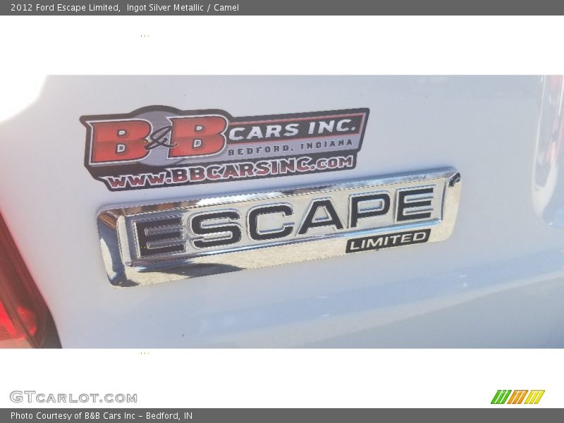 Ingot Silver Metallic / Camel 2012 Ford Escape Limited