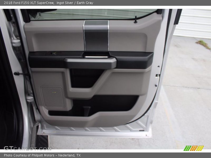 Ingot Silver / Earth Gray 2018 Ford F150 XLT SuperCrew