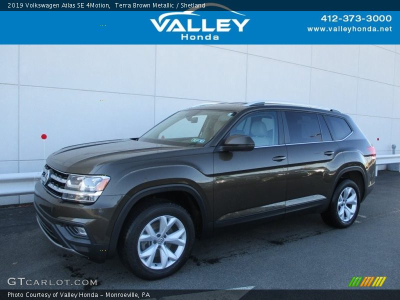 Terra Brown Metallic / Shetland 2019 Volkswagen Atlas SE 4Motion