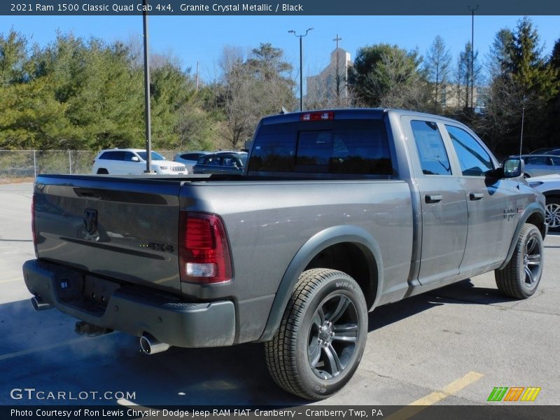 Granite Crystal Metallic / Black 2021 Ram 1500 Classic Quad Cab 4x4