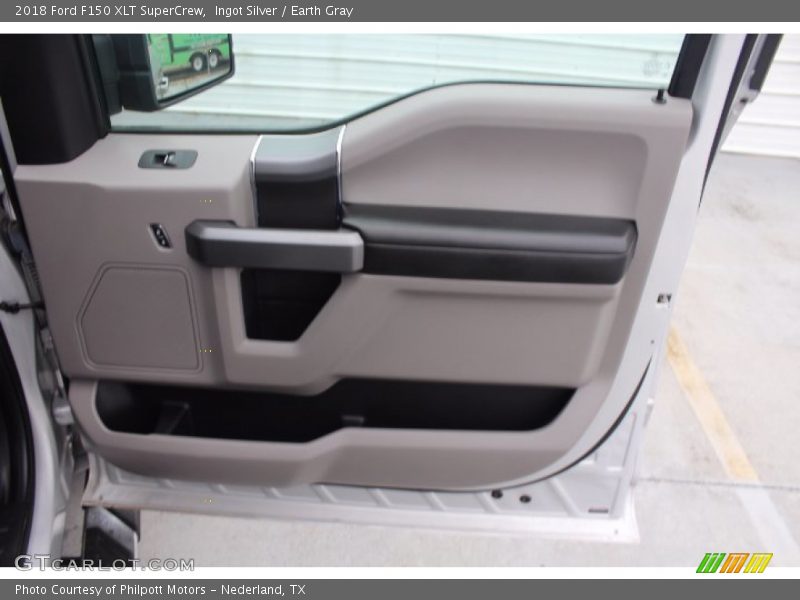 Ingot Silver / Earth Gray 2018 Ford F150 XLT SuperCrew
