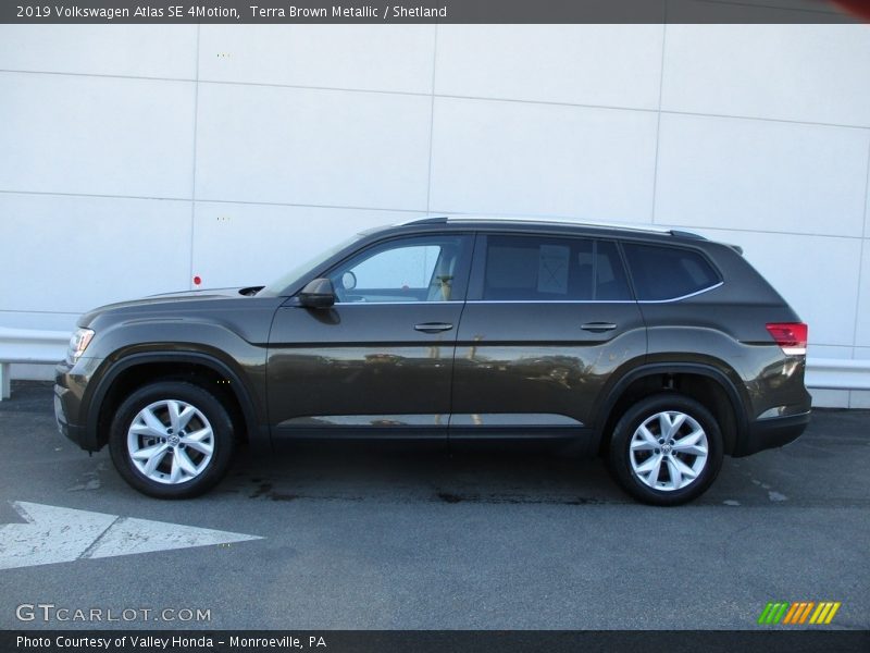 Terra Brown Metallic / Shetland 2019 Volkswagen Atlas SE 4Motion