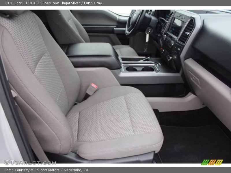Ingot Silver / Earth Gray 2018 Ford F150 XLT SuperCrew