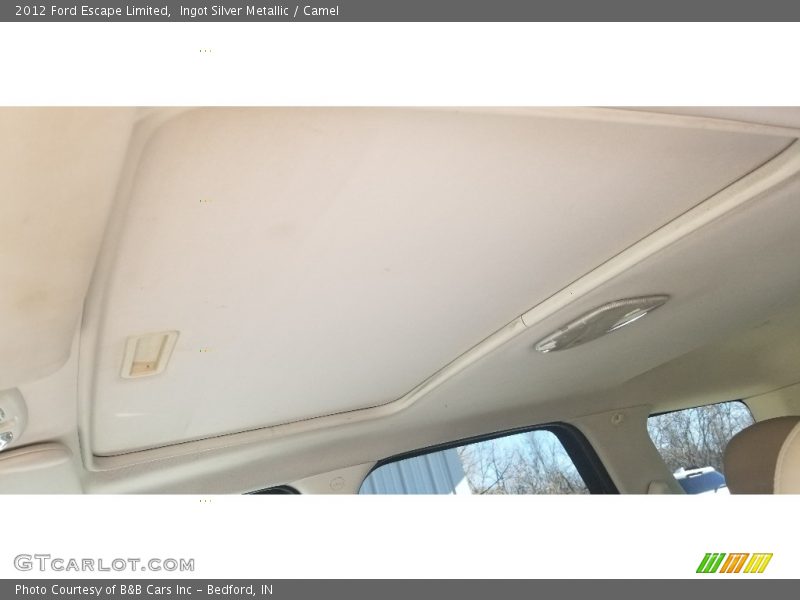 Ingot Silver Metallic / Camel 2012 Ford Escape Limited