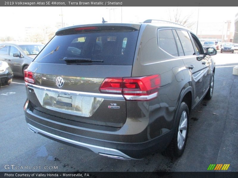 Terra Brown Metallic / Shetland 2019 Volkswagen Atlas SE 4Motion
