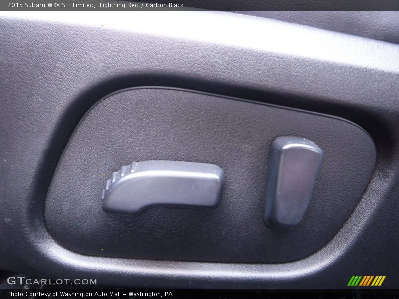 Lightning Red / Carbon Black 2015 Subaru WRX STI Limited