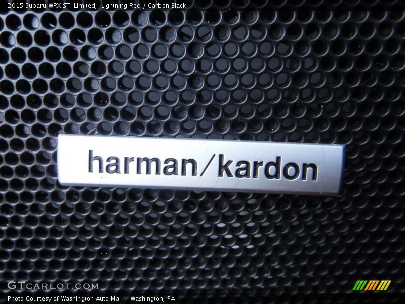 Lightning Red / Carbon Black 2015 Subaru WRX STI Limited
