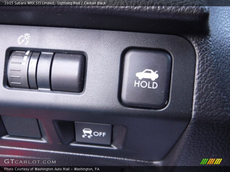 Lightning Red / Carbon Black 2015 Subaru WRX STI Limited