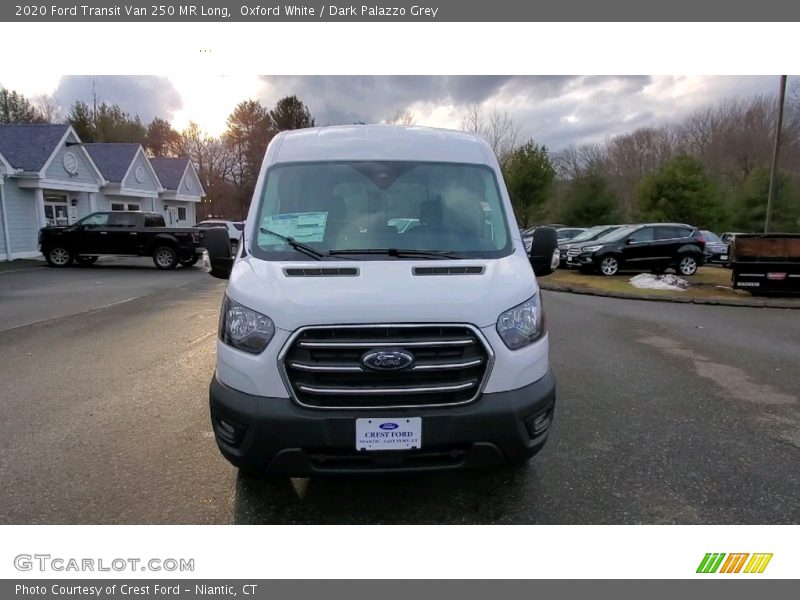 Oxford White / Dark Palazzo Grey 2020 Ford Transit Van 250 MR Long