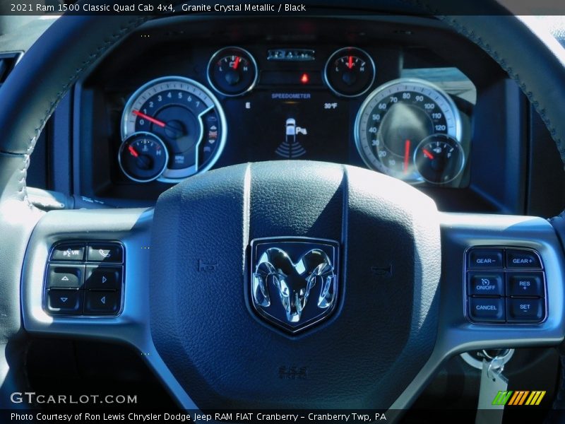 Granite Crystal Metallic / Black 2021 Ram 1500 Classic Quad Cab 4x4