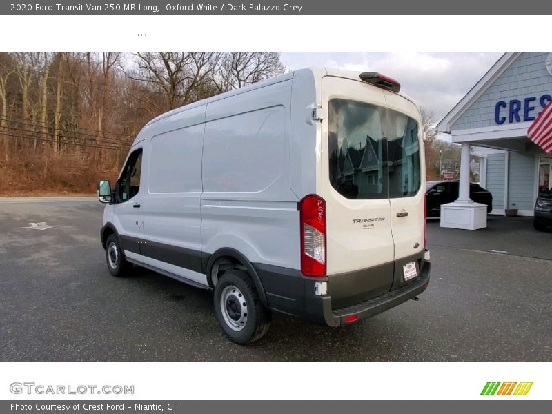 Oxford White / Dark Palazzo Grey 2020 Ford Transit Van 250 MR Long
