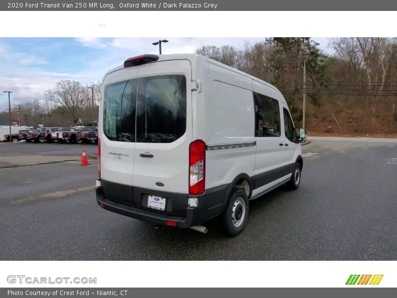Oxford White / Dark Palazzo Grey 2020 Ford Transit Van 250 MR Long