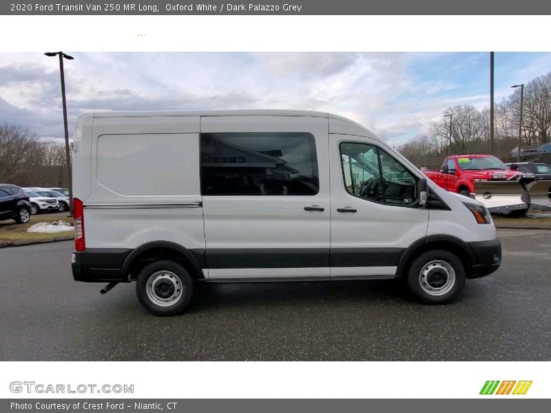 Oxford White / Dark Palazzo Grey 2020 Ford Transit Van 250 MR Long