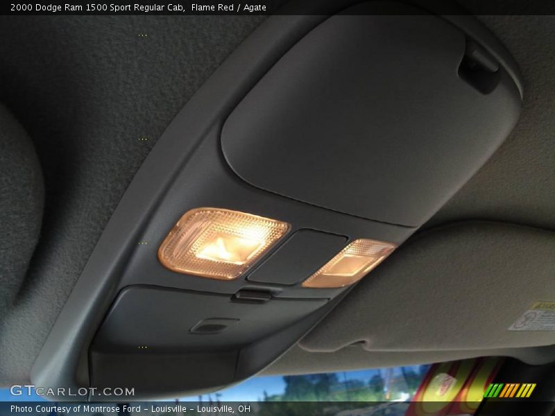 Flame Red / Agate 2000 Dodge Ram 1500 Sport Regular Cab