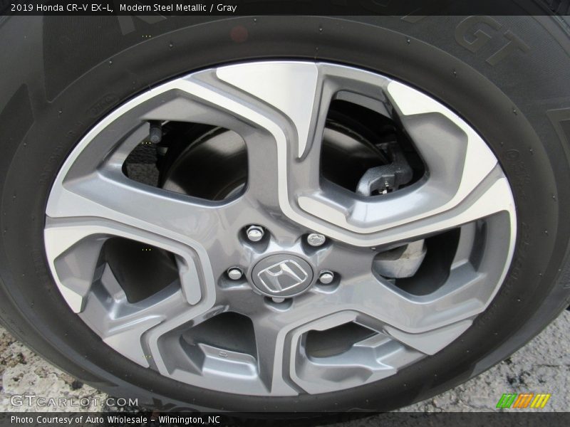 Modern Steel Metallic / Gray 2019 Honda CR-V EX-L