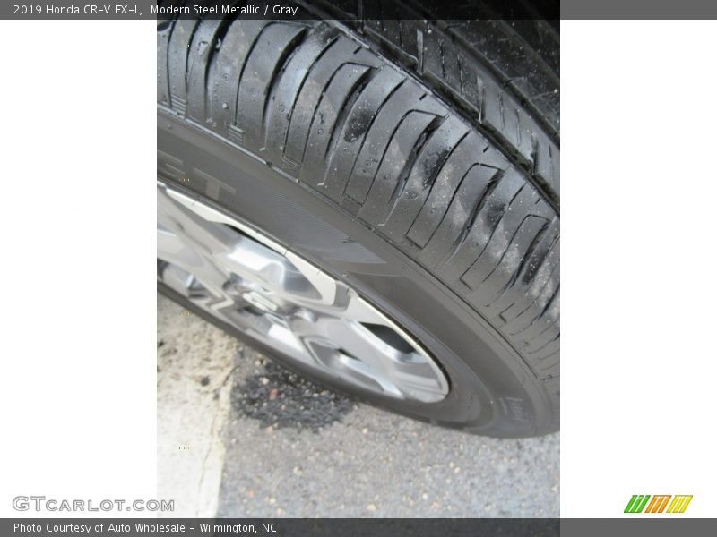 Modern Steel Metallic / Gray 2019 Honda CR-V EX-L