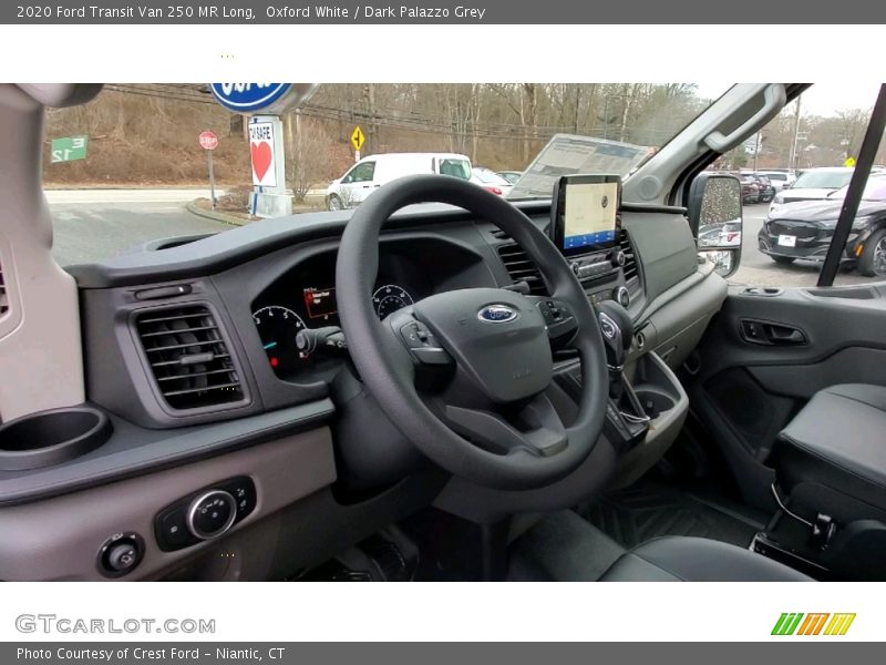 Oxford White / Dark Palazzo Grey 2020 Ford Transit Van 250 MR Long