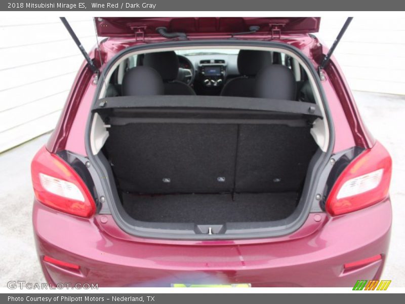 Wine Red / Dark Gray 2018 Mitsubishi Mirage ES