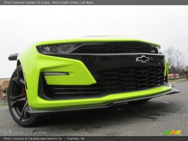 Shock (Light Green) / Jet Black 2019 Chevrolet Camaro SS Coupe