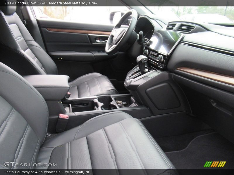 Modern Steel Metallic / Gray 2019 Honda CR-V EX-L