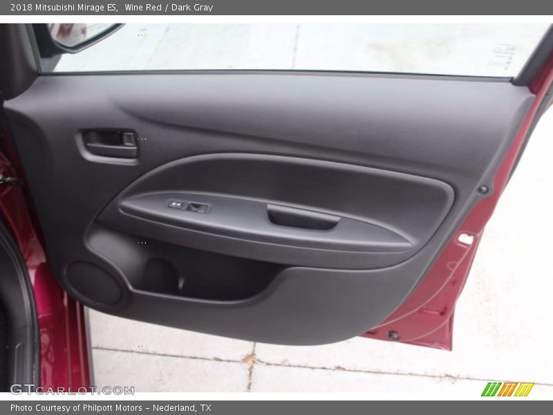 Wine Red / Dark Gray 2018 Mitsubishi Mirage ES