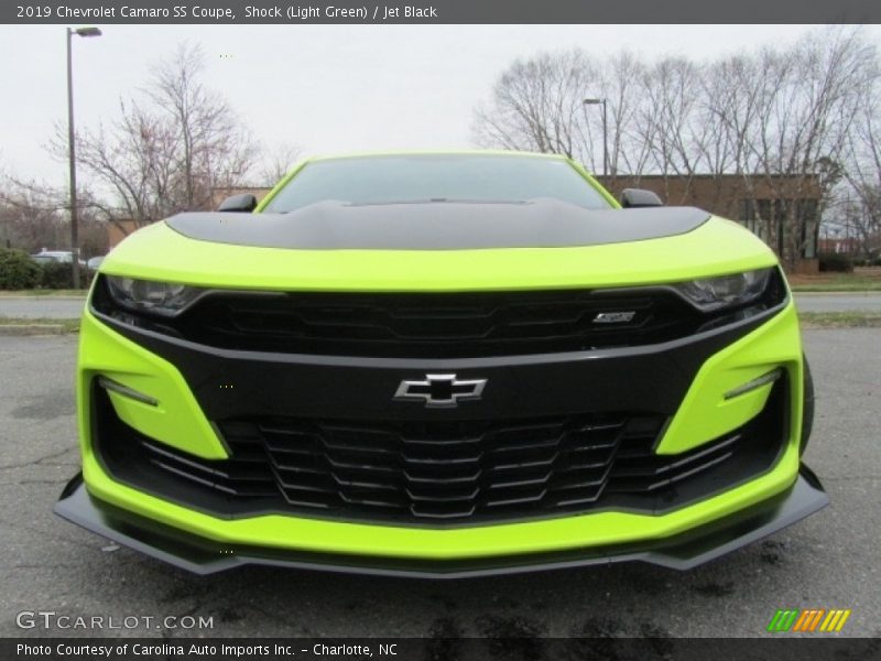 Shock (Light Green) / Jet Black 2019 Chevrolet Camaro SS Coupe