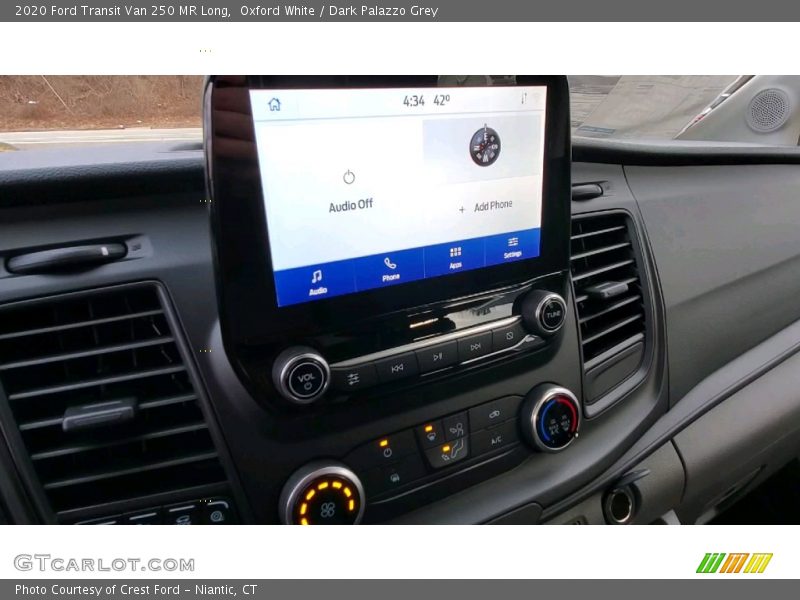 Oxford White / Dark Palazzo Grey 2020 Ford Transit Van 250 MR Long