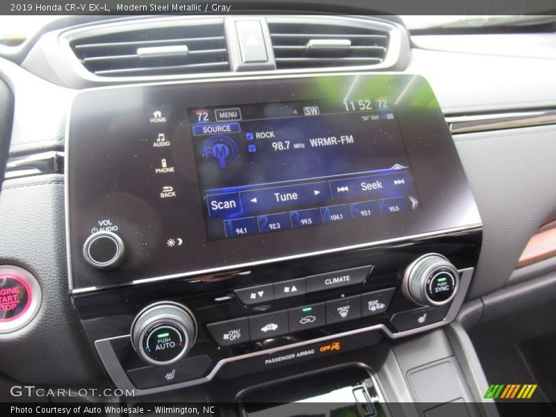 Modern Steel Metallic / Gray 2019 Honda CR-V EX-L