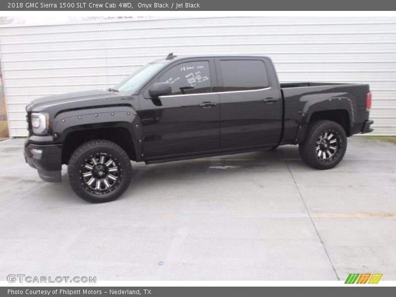 Onyx Black / Jet Black 2018 GMC Sierra 1500 SLT Crew Cab 4WD