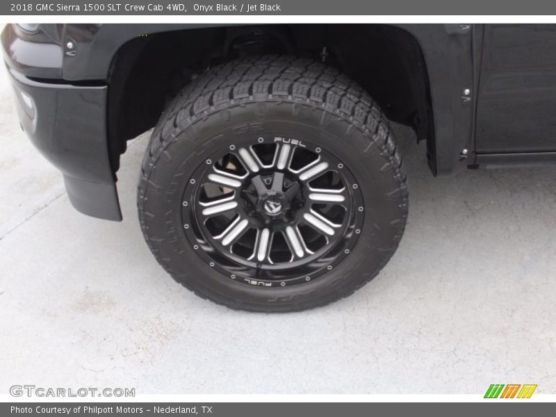 Onyx Black / Jet Black 2018 GMC Sierra 1500 SLT Crew Cab 4WD